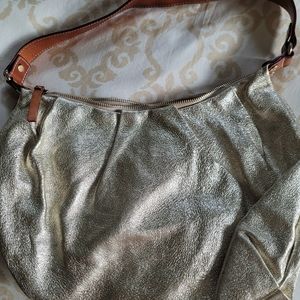 Kate Spade gold leather handbag